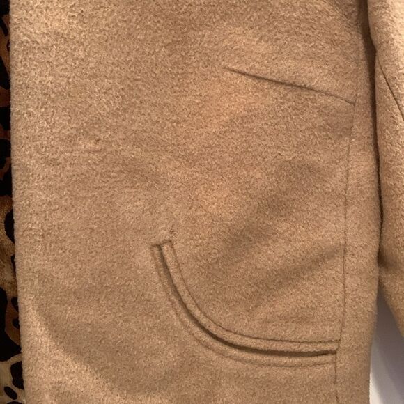 Smythe Les Vestes Camel Hair Tan Cropped Jacket Bolero Blazer - Size 2 - Picture 6 of 11